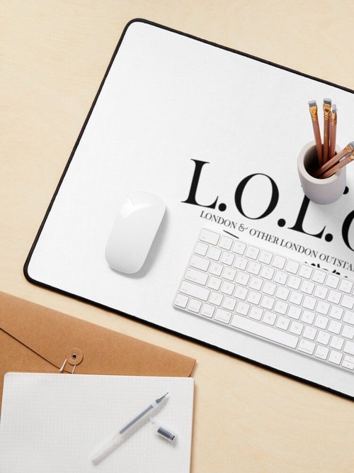LOLOMG Mouse Pad | London Mercenary Group Logo | Durable & Stylish Design
