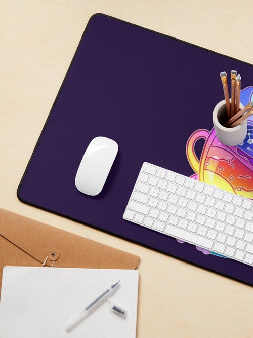 Aesthetic Sky Teacup Set | Stylish Mouse Pad for Home Office Use