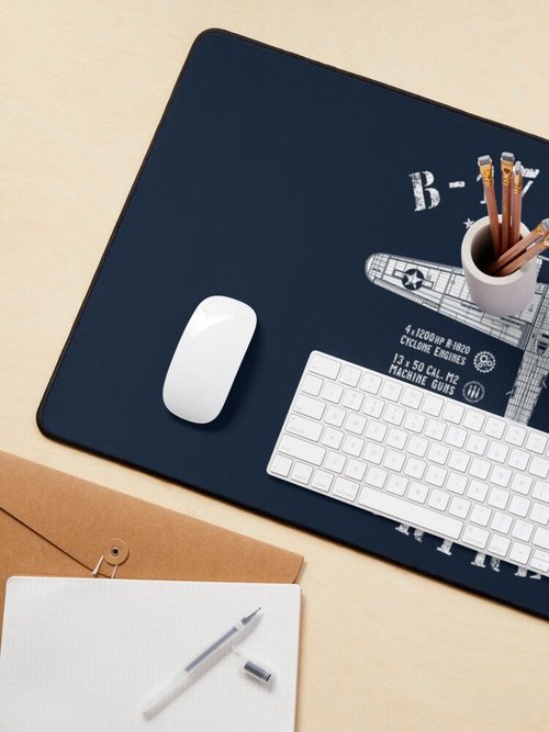 B17 Flying Fortress Mouse Pad | Durable Design for Aviation Enthusiasts