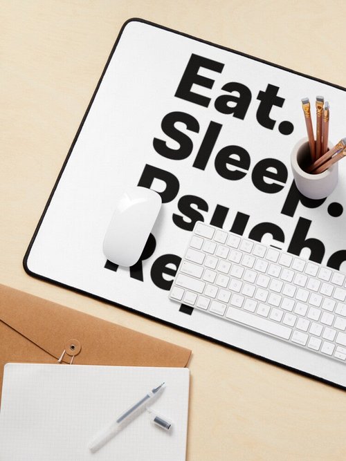 Eat Sleep Psychology Repeat | Fun Mouse Pad for Psychology Lovers