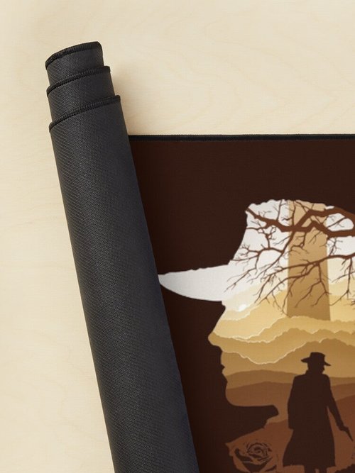 Roland Silhouette Mouse Pad | Dark Tower Design | Vibrant Colors