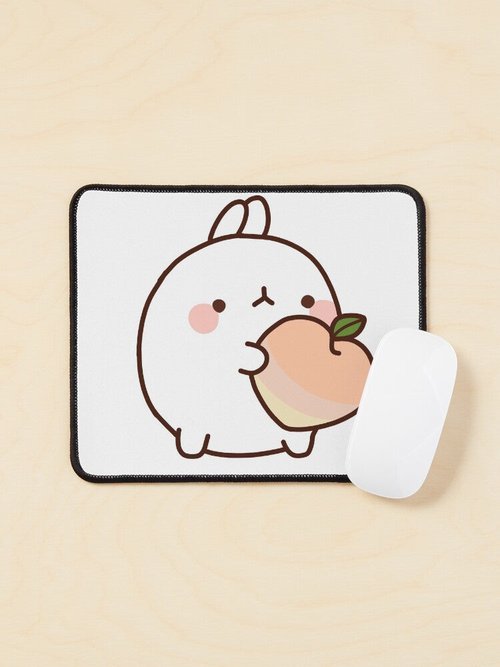 Peachy Mouse Pad | Stylish Design | Perfect for Home or Office Use