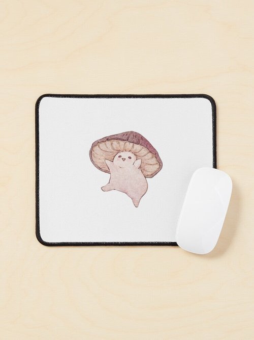 Happy Dancing Mushroom Mouse Pad | Fun Design for Gamers & Office Use