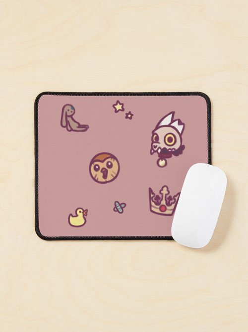 King & Hooty Mouse Pad | Stylish Design for Home Office | Durable Material