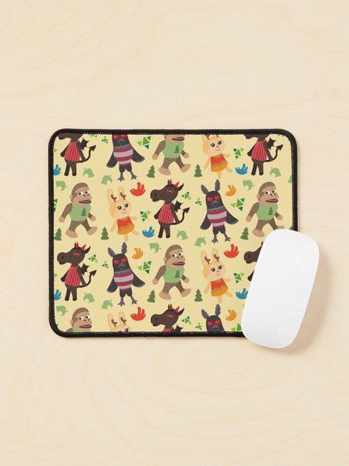 Cryptid Crossing Mouse Pad | Eco-Friendly Design | Perfect for Gamers