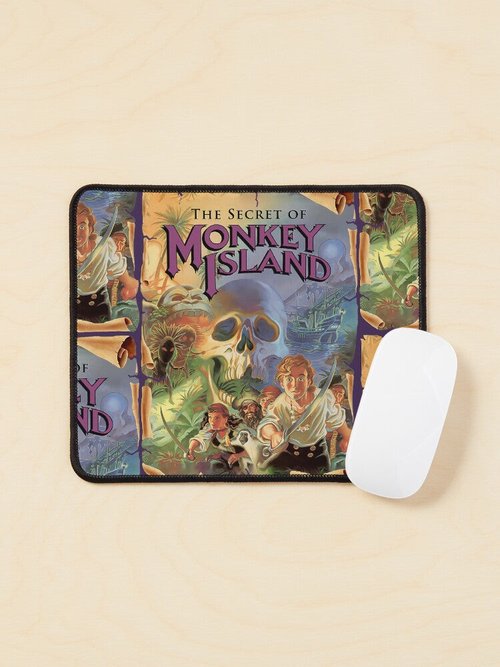 Monkey Island Mouse Pad | Eco-Friendly Design | Perfect for Gamers