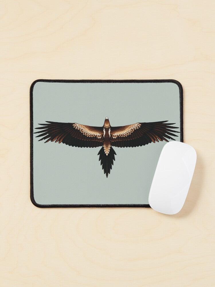 Wedge-Tailed Eagle Mouse Pad | Australian Bird Design | Eco-Friendly Material