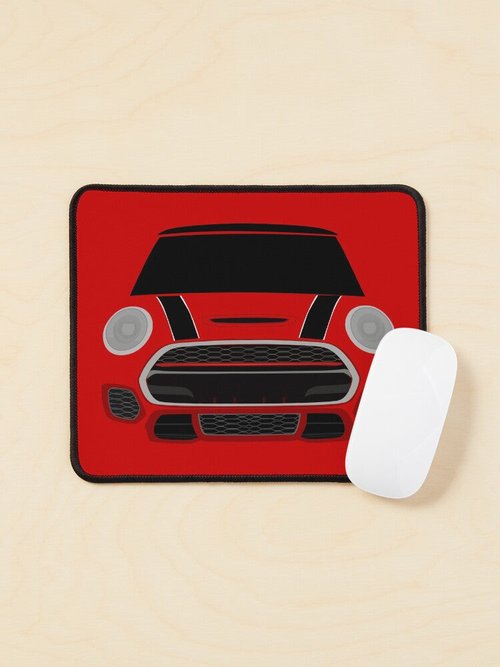 Red Italian Job Mouse Pad | Stylish Design | Perfect for Home or Office