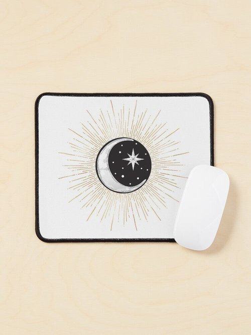 Darklina Moon Mouse Pad | Stylish Design | Perfect for Home or Office