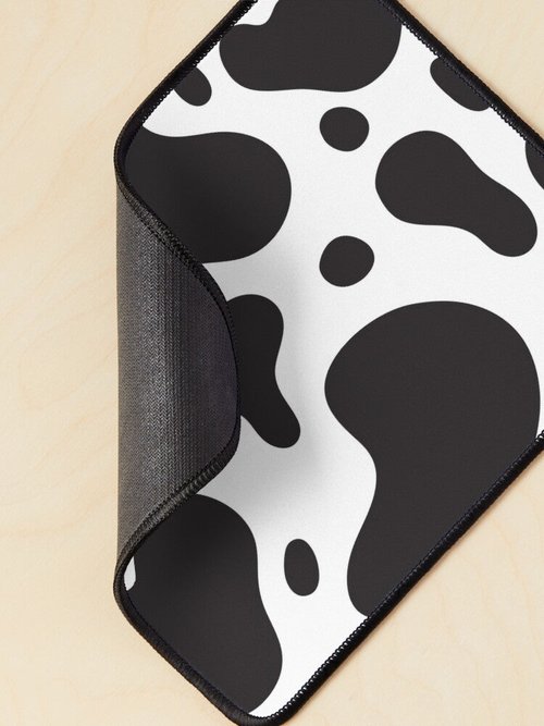 Cow Pattern Mouse Pad | Stylish Desk Accessory for Home or Office