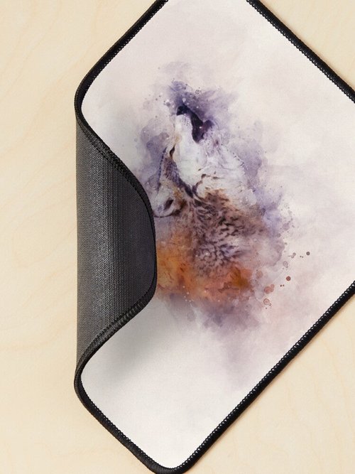 Fox & Wolf Mouse Pad | Eco-Friendly Design | Perfect for Gamers