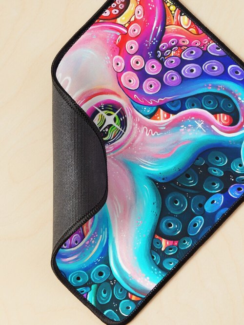 Glitter Octopus Mouse Pad | Stylish Design | Perfect for Home Office