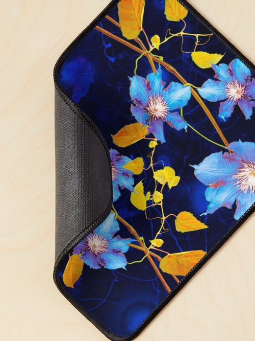 Clematis Mouse Pad | Floral Design | Perfect for Home Office Decor