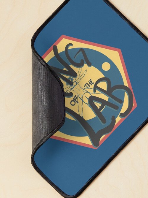 King of the Lab Mouse Pad | Durable Design for Gamers | Bones Theme