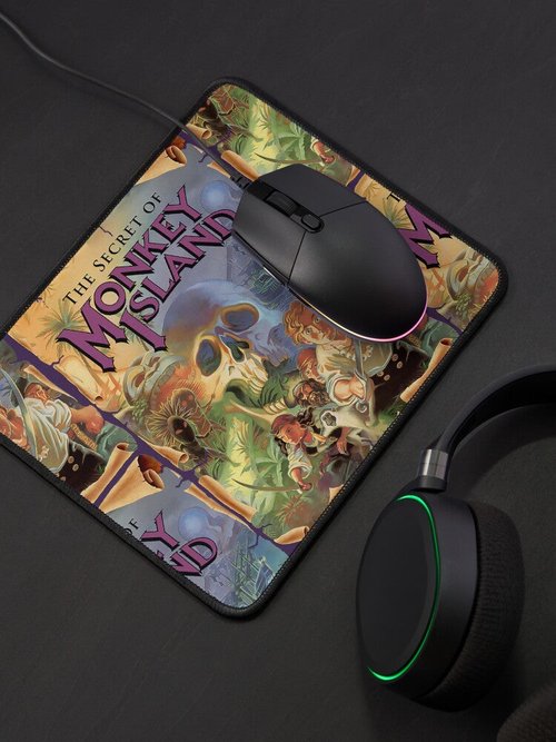 Monkey Island Mouse Pad | Eco-Friendly Design | Perfect for Gamers