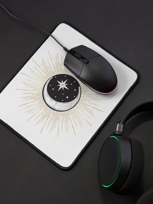 Darklina Moon Mouse Pad | Stylish Design | Perfect for Home or Office