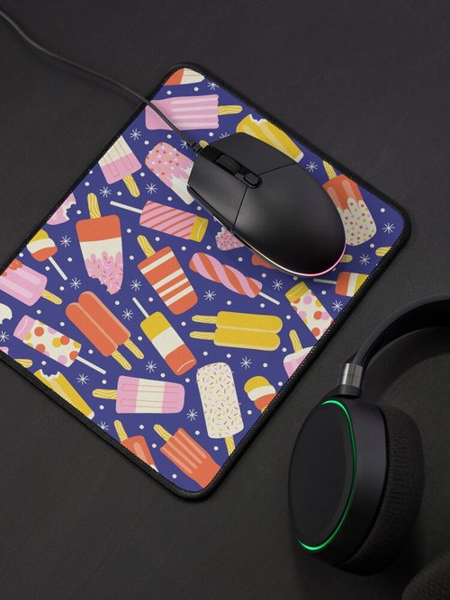 Popsicles Mouse Pad – Colorful Design | Perfect for Home or Office Use
