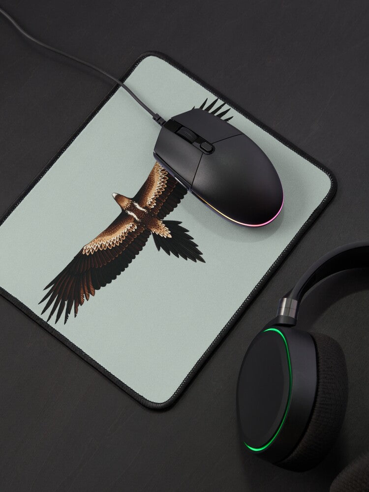 Wedge-Tailed Eagle Mouse Pad | Australian Bird Design | Eco-Friendly Material