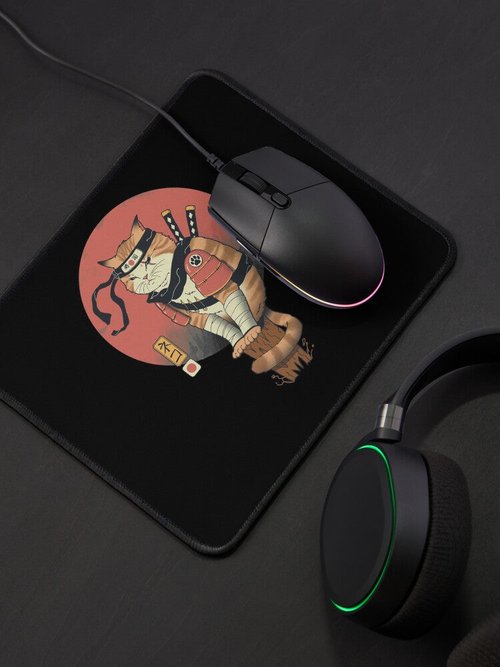 Shinobi Cat Mouse Pad | Stylish Design | Perfect for Cat Lovers