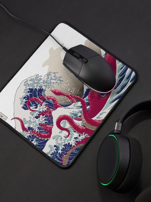 Premium Hoktopusai Mouse Pad | Durable & Stylish Design for Gamers