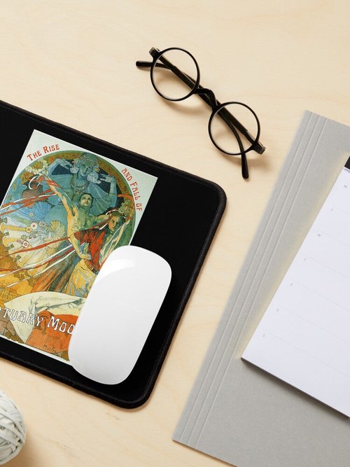 Fan Art Mouse Pad | Murderbot Diaries: The Rise & Fall of Sanctuary Moon