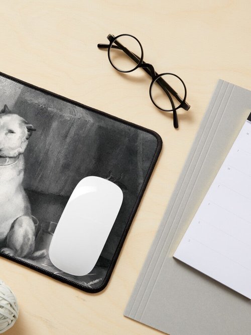 Pampered Mouse Pad | Pavlov's Dog Design | Stylish & Functional for Home Office