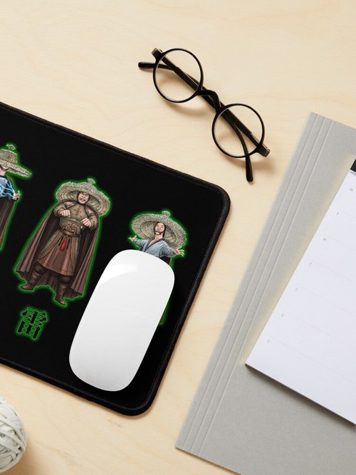 Dark Edition Mouse Pad | Electric Rain 1986 | Durable & Stylish Design