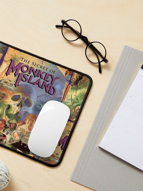 Monkey Island Mouse Pad | Eco-Friendly Design | Perfect for Gamers