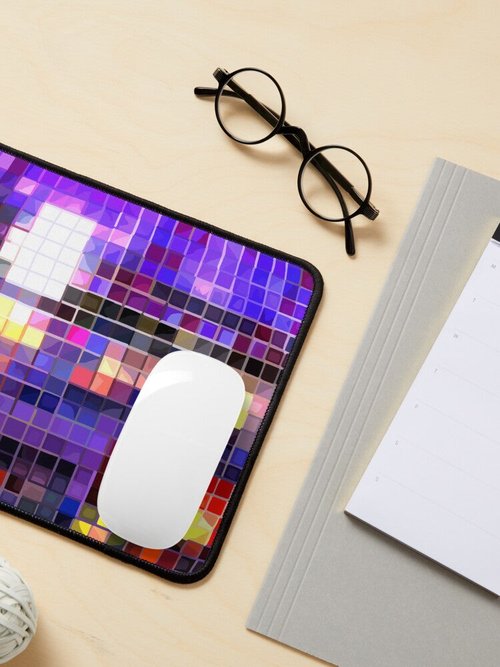 Iridescent Disco Ball Mouse Pad | Stylish & Durable Design for Gamers