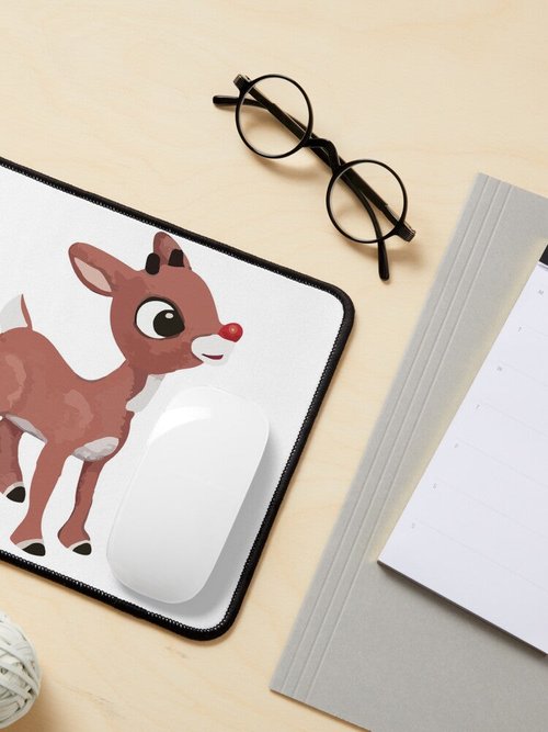 Rudolph Mouse Pad | Classic Design | Perfect Gift for Christmas Lovers