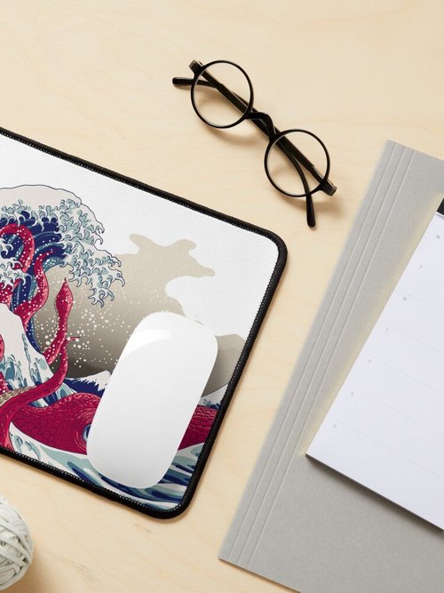 Premium Hoktopusai Mouse Pad | Durable & Stylish Design for Gamers