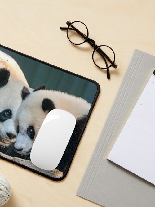 Mei Xiang & Xiao Qi Ji Mouse Pad | Smithsonian National Zoo Design