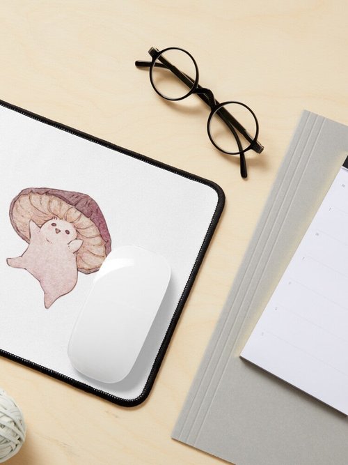 Happy Dancing Mushroom Mouse Pad | Fun Design for Gamers & Office Use
