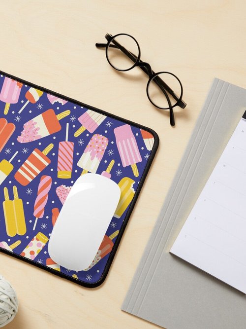 Popsicles Mouse Pad – Colorful Design | Perfect for Home or Office Use